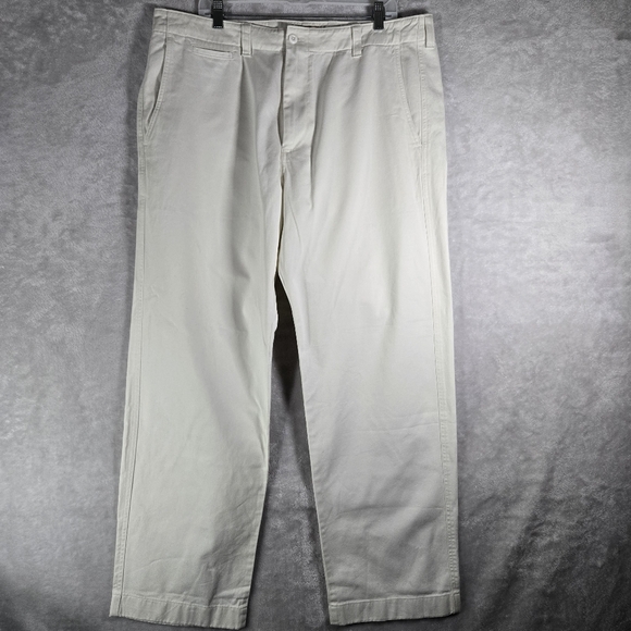 Todd Snyder Favorite Chinos Mens Size 38x32 Relaxed Fit 100% Cotton White NWOT